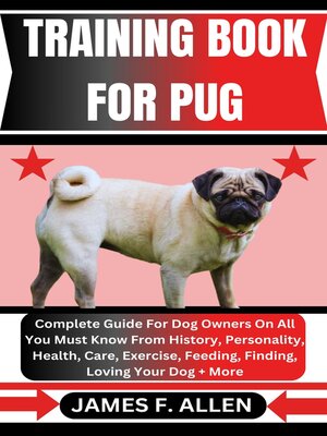 cover image of TRAINING BOOK FOR PUG